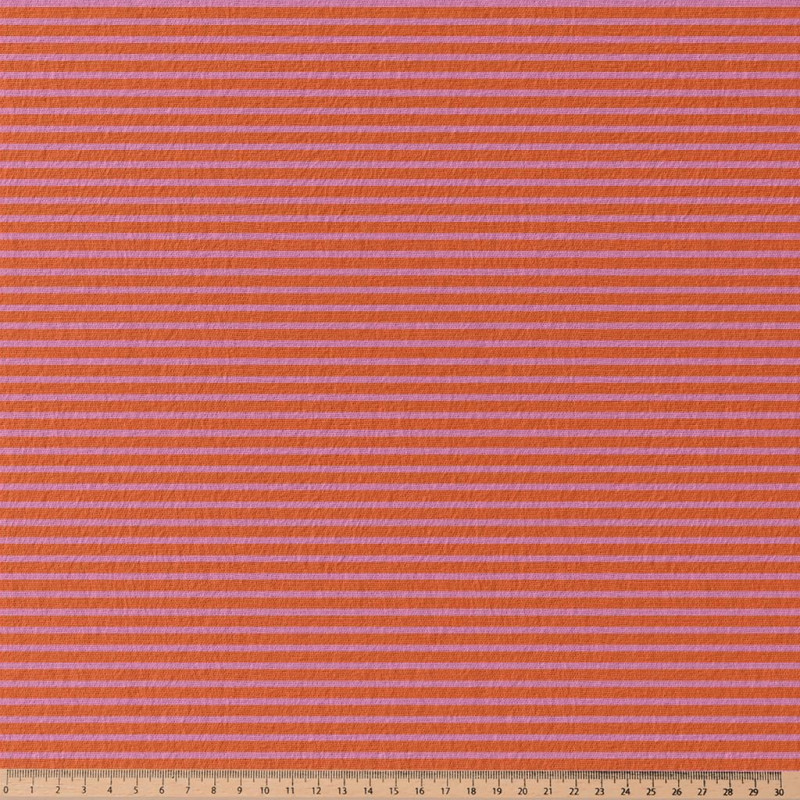Striped Jersey AIGUEMARINE Tangerine / Candy